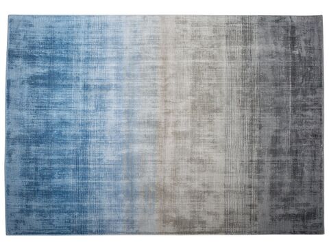 Viscose Rug 160 X 230 Cm Grey And Blue, What Is Viscose Rug