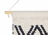 Bavlnená nástenná dekorácia so strapcami v béžovej a čiernej farbe FAZILPUR_843653