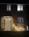 Set of 3 Outdoor LED Decorations Animated Reindeer 76 cm White MIKKELI_897073
