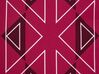 Set of 2 Outdoor Cushions Geometric Pattern ⌀ 40 cm Pink MEZZANO_881461