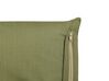 Set of 2 Linen Cushions 45 x 45 cm Green SAGINA_838514