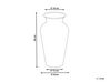 Dekorativní váza terakota 40 cm hnědá/ černá SIAK_849935