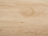 Mesa de comedor madera clara/negro 140 x 80 cm KENTON_757702