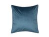 2 welurowe poduszki dekoracyjne w geometryczny wzór 45 x 45 cm niebieskie GARDENIA_769107