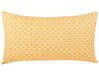 Gartenkissen gelb geometrisches Muster 40 x 70 cm 2er Set ASTAKOS_783425