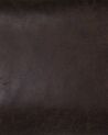 Čalouněné koženkové křeslo v hnědé barvě ROYSTON_710301