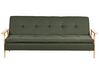 Fabric Sofa Bed Green TJORN_902850
