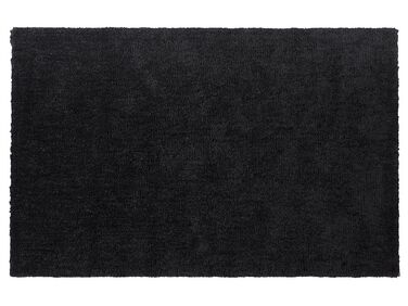 Tappeto shaggy nero 200 x 300 cm DEMRE