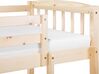 Poschodová posteľ 90 x 200 cm svetlé drevo REVIN_699925