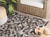 Kožený patchworkový koberec 140 x 200 cm vícebarevný ARMUTLU_780669