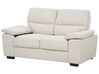 Conjunto de sofás com 5 lugares em tecido creme claro VOGAR_901162