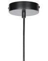 Metal Pendant Lamp Black BOGAN_868563