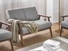 2-Sitzer Sofa grau Retro-Design ASNES_786844