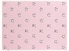 Manta infantil de algodón rosa motivo pandas 130 x 170 cm TALOKAN_905410
