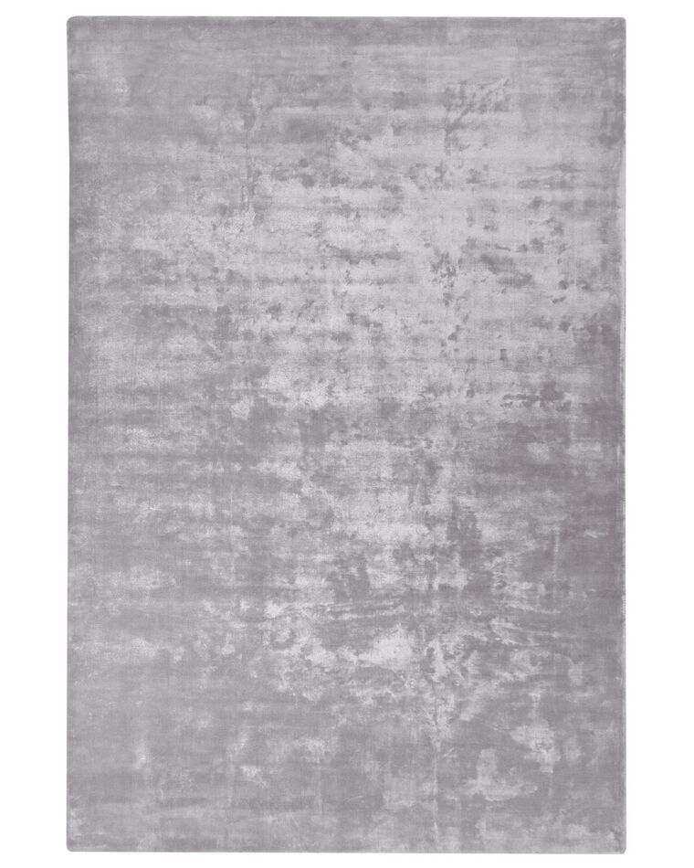 Alfombra de viscosa gris claro 200 x 300 cm GESI II_793517