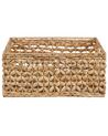 Set of 3 Water Hyacinth Baskets Natural MINNOW_825140