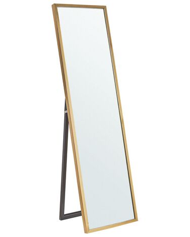 Stojace zrkadlo 40 x 140 cm zlaté TORCY