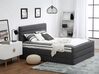 Łóżko tapicerowane 160 x 200 cm ciemnoszare VALBONNE_794258