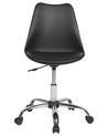 Armless Desk Chair Black DAKOTA II_731726