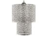 Metal Pendant Lamp Silver OSUN_722939
