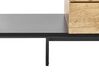  TV Stand Light Wood and Black FIORA_797397