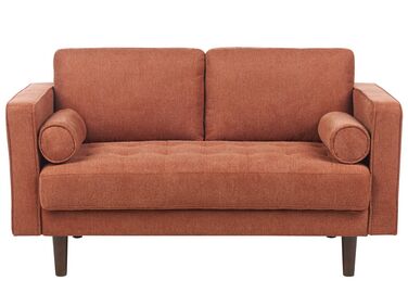 2 Seater Fabric Sofa Golden Brown NURMO