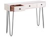 3 Drawer Mango Wood Console Table Off White MINTO_892085