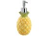 Badeværelsestilbehør ananas gul/keramik 4-dele MAICAO_823179