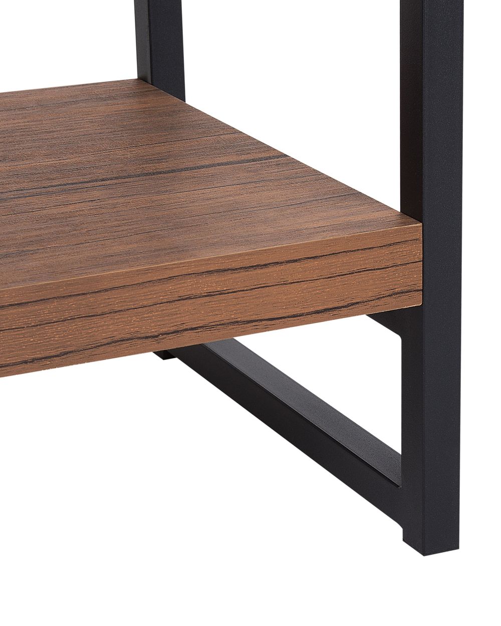 Set 4 Mensole In Legno Scuro Per Parete - Design Moderno Per Casa E Ufficio