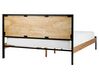 Łóżko 160 x 200 cm jasne drewno ERVILLERS_907956