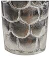 Vaso decorativo metallo argento 47 cm SUKHOTHAI_823052