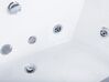 Whirlpool Badewanne weiss rechteckig mit LED 175 x 85 cm FUERTE_717868