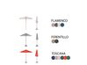 6-personers havemøbelsæt lyst akacietræ m. parasol (12 varianter) JAVA_863832