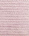 Conjunto de 2 cestas de algodón rosa pastel 20 cm CHINIOT_840465