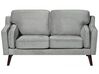 2 Seater Velvet Sofa Light Grey LOKKA_704267