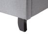 Fabric EU King Size Bed Grey BORDEAUX_694855