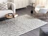 Vlnený koberec 160 x 230 cm čierna/biela KAVAK_856520