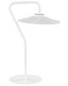 Lampa stołowa LED metalowa biała GALETTI_900113