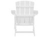 Zahradní židle s podnožkou bílá ADIRONDACK_809493