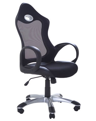 Krzesło biurowe regulowane czarne iCHAIR
