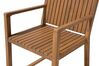 Zestaw ogrodowy akacjowy stół i 8 krzeseł jasne drewno SASSARI_821410