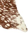 Alfombra de piel sintética marrón 130 x 170 cm KNOLL_913726