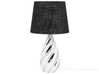 Lampada da tavolo nero/argento 65 cm VISELA_877558