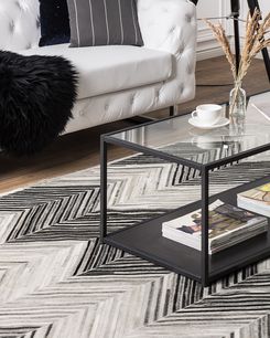 Matto lehmännahka harmaa 160 x 230 cm AYTEPE