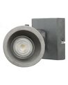 Set of 2 Concrete Spotlight Lamps Grey MISTAGO_785682