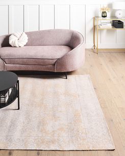 Бавовняний килимок 140 x 200 см бежевий BEYKOZ 