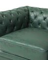 Faux Leather Armchair Green CHESTERFIELD_696555