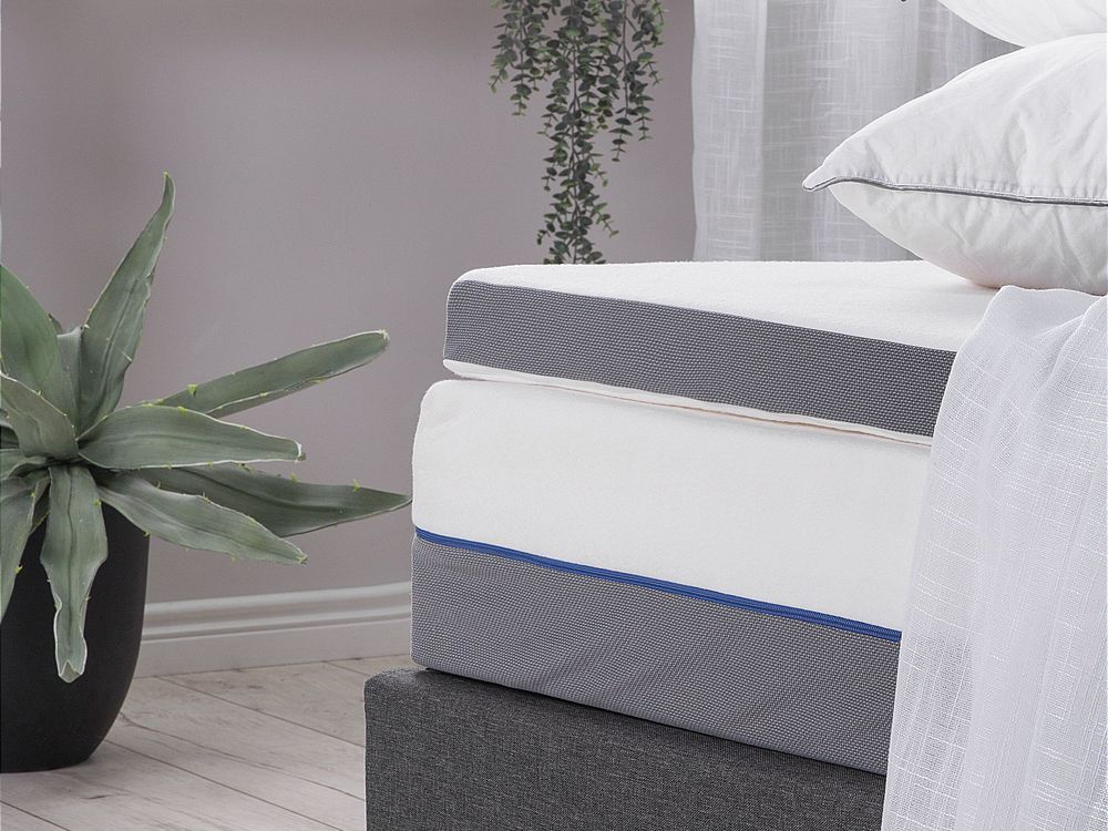 Eu King Size Memory Foam Mattress Topper Comfy Beliani Co Uk Eu King Size Memory Foam Mattress Topper Comfy Beliani Co Uk