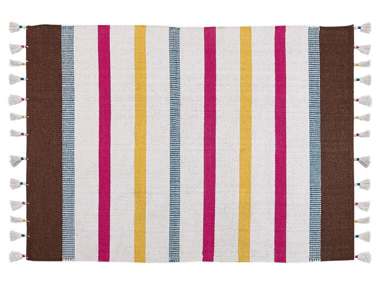 Bavlněný koberec 160 x 230 cm barevný HISARLI_836813