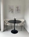 Okrúhly jedálenský stôl ⌀ 90 cm čierny BOCA_915850
